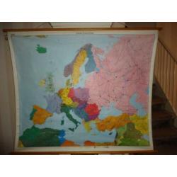 Mooie schoolplaat van Europa