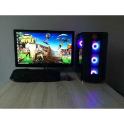 RGB Game PC |I5|8GB|RX570|SSD|1TB HD|27” LCD|TBM
