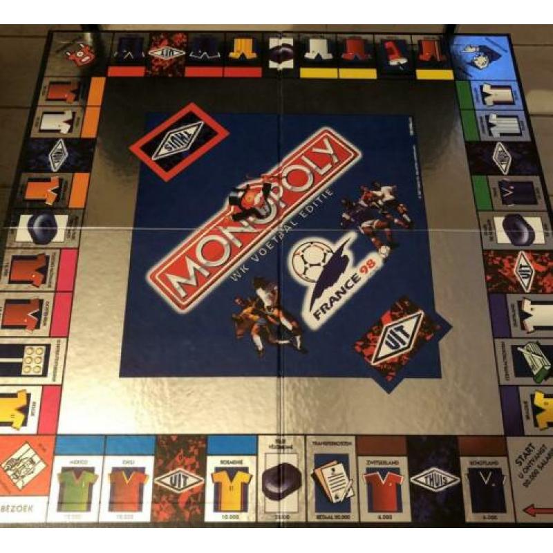 Monopoly WK voetbal editie France 98