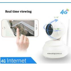 4G binnen bewakingscamera, pan/tilt via App smartphone, 3