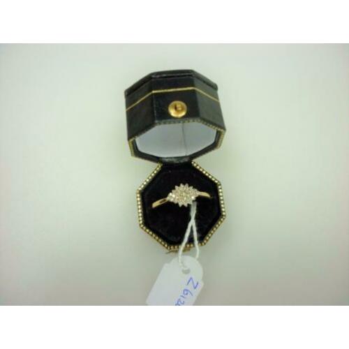 Ring goud met 0.15K diamanten / Z6126