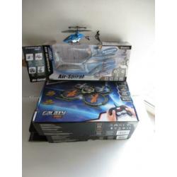 2x Galaxy Drone Air Rider / Helicopter onderdelen reparatie