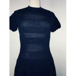 Nikkie nieuwe donkerblauwe jurk mt L 40-42