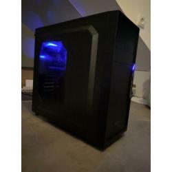 Snelle LED game pc, intel core i5, GTX 1050Ti,SSD,8GB RAM