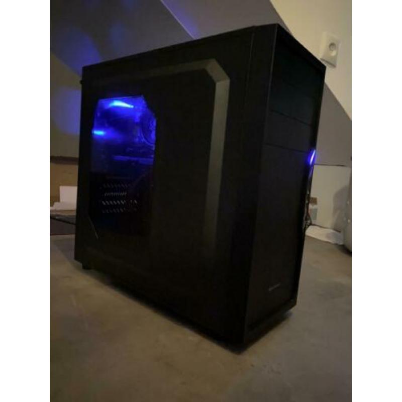 Snelle LED game pc, intel core i5, GTX 1050Ti,SSD,8GB RAM