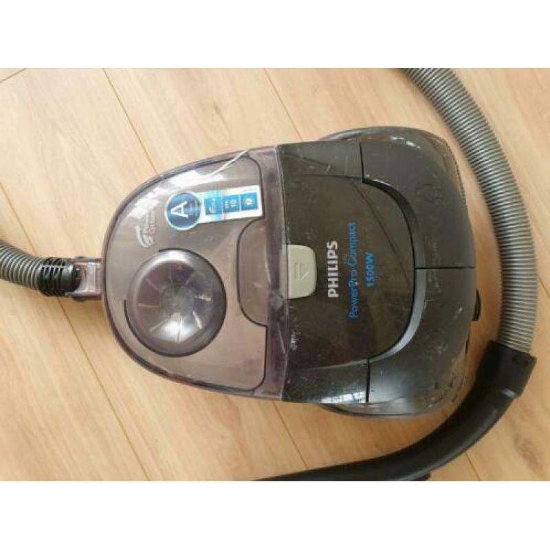 Zakloze stofzuiger Philips Powerpro Compact 1500 Watt