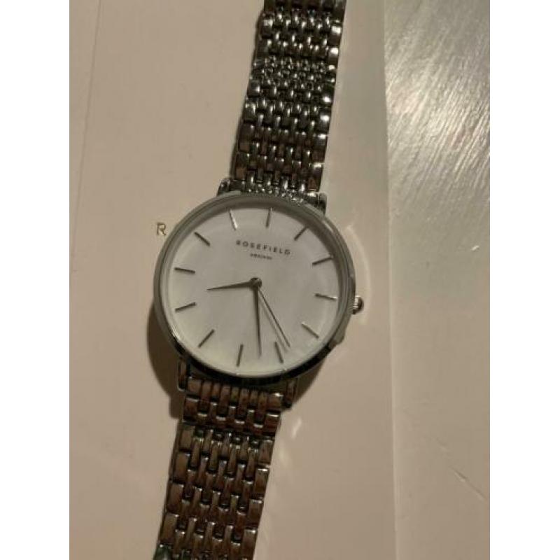 Rosefield dames horloge zilver incl authentiteitsbewijs
