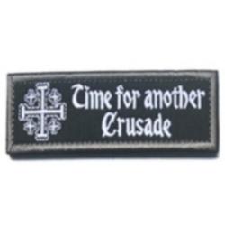 Badge Knights Templar voor op jas of tas, klittenband.