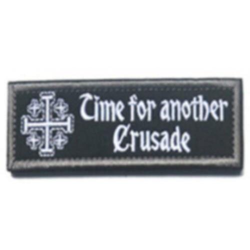 Badge Knights Templar voor op jas of tas, klittenband.
