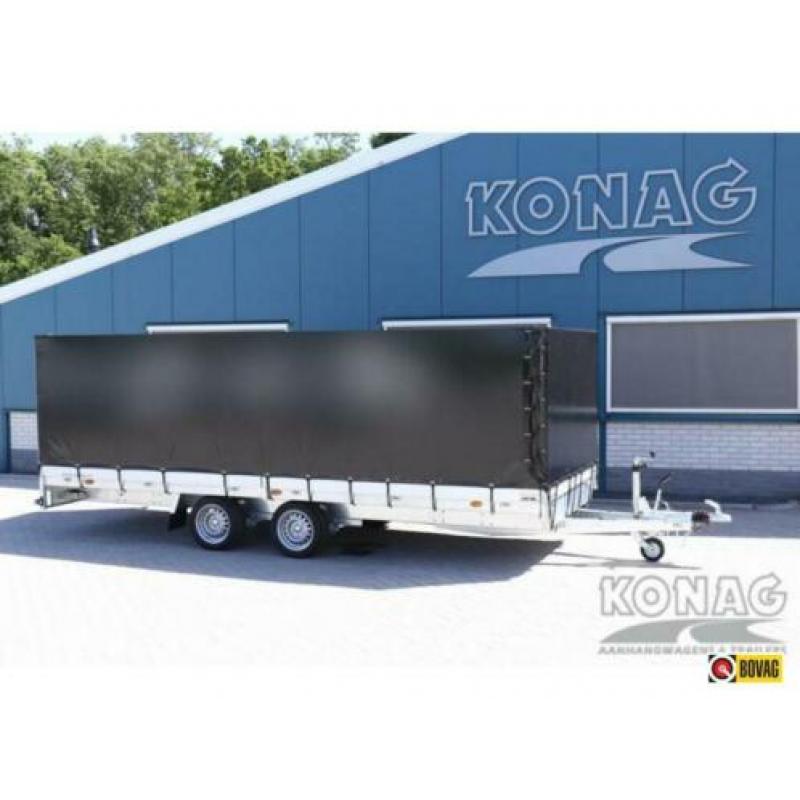 Konag Lesaanhangwagen / lesaanhanger met huif