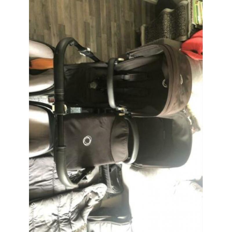 Bugaboo donkey twin all Black