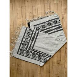 *NIEUW!* Sjaal / poncho met franjes uit Noorwegen