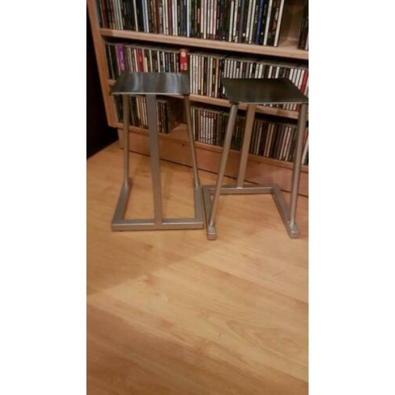 Speakerstands silver-grey