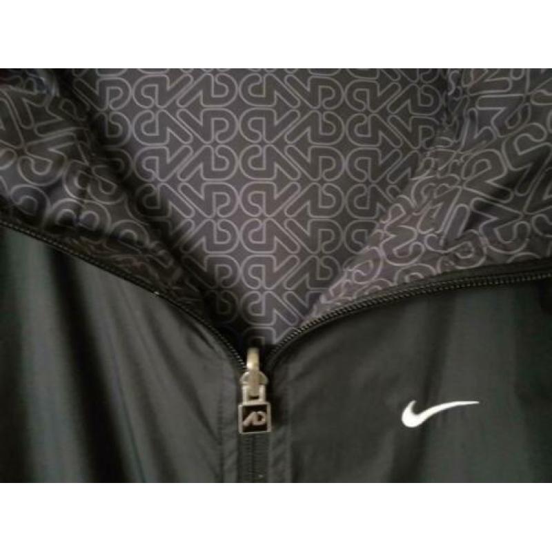 NIKE SPORT JACK JAS reversible S/M 36 / 38 / 40 zwart grijs