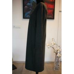 Grijze, winterse jurk, lang met lange mouwen, mt XL