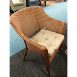 4 lloyd loom stoelen hand Made england vintage