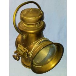 Oude messing lamp