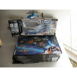 2x Galaxy Drone Air Rider / Helicopter onderdelen reparatie