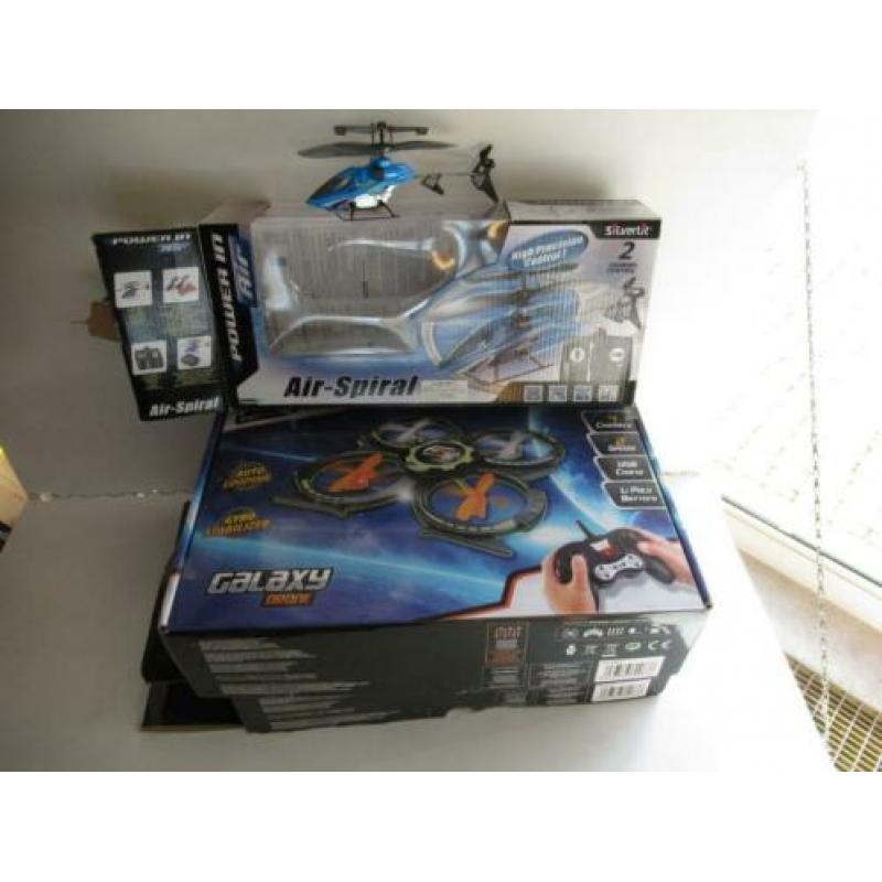 2x Galaxy Drone Air Rider / Helicopter onderdelen reparatie