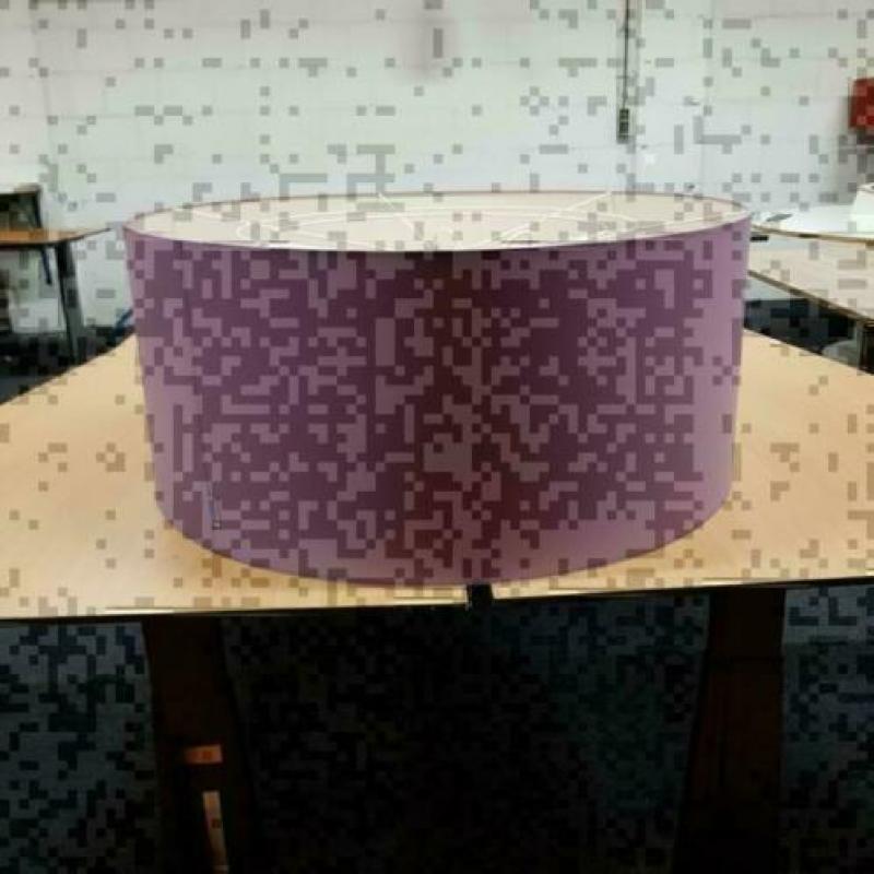 Hanglamp LANDE paars 90 cm diam. KSB Den Bosch LP012