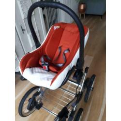 Retro kinderwagen 3-delig