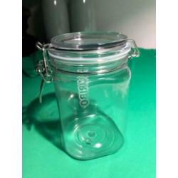 Haribo snoeppot met klemdeksel snoep pot klem 15 cm