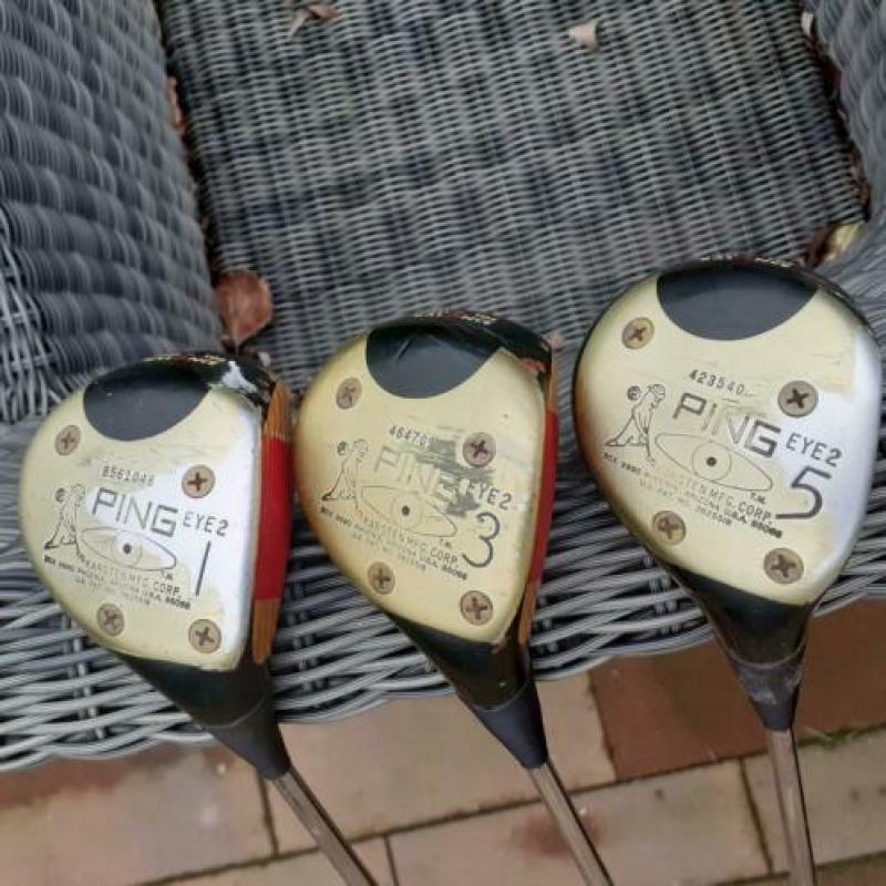 PING EYE2 set drivers 1/3/5 in zeer goede staat
