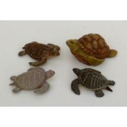 Zeeschildpadden Figuren - 4 Soorten