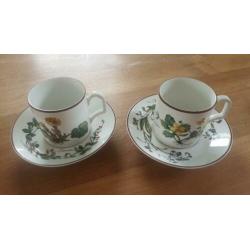 Kop en schotels, Botanica, Douwe Egberts, Villeroy & Boch