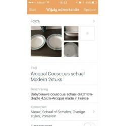 Arcapol diepe soep /couse couse borden