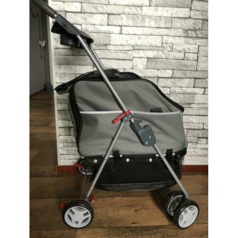 Honden Buggy zgan max 20 kilo Grijs