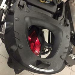 Topkoffer aluminium givi outdoor compleet als nieuw