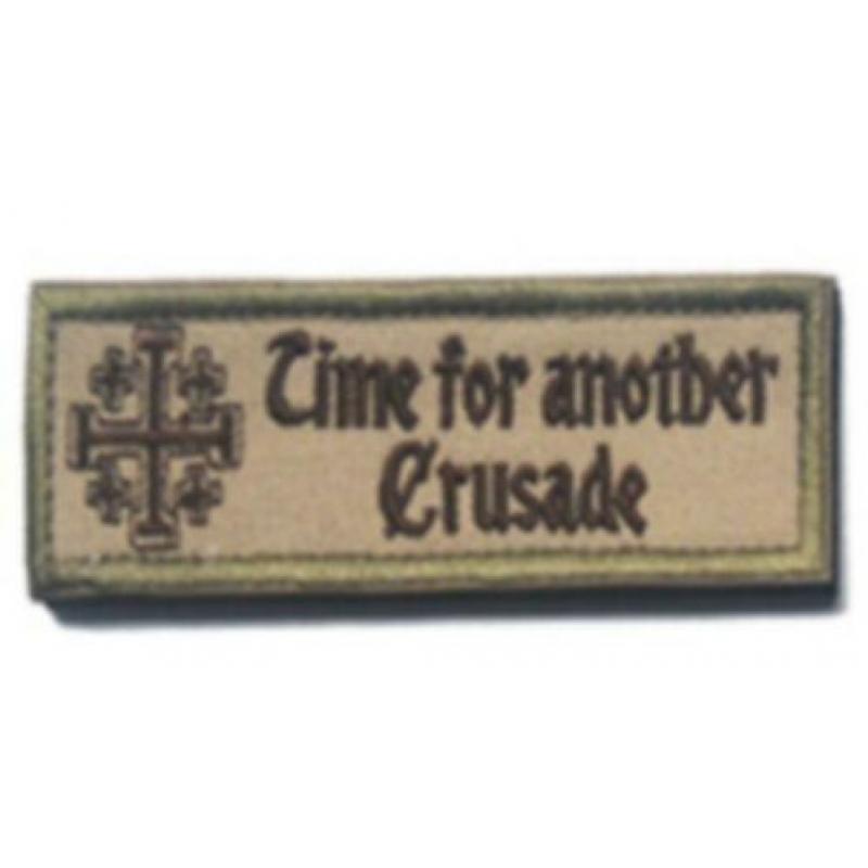 Badge Knights Templar voor op jas of tas, klittenband.