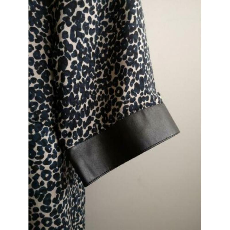 Mooie wijdvallende top, blouse leopard v Mamalicious maat S