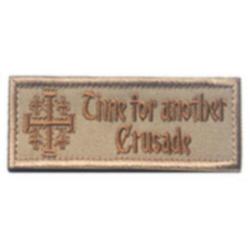 Badge Knights Templar voor op jas of tas, klittenband.