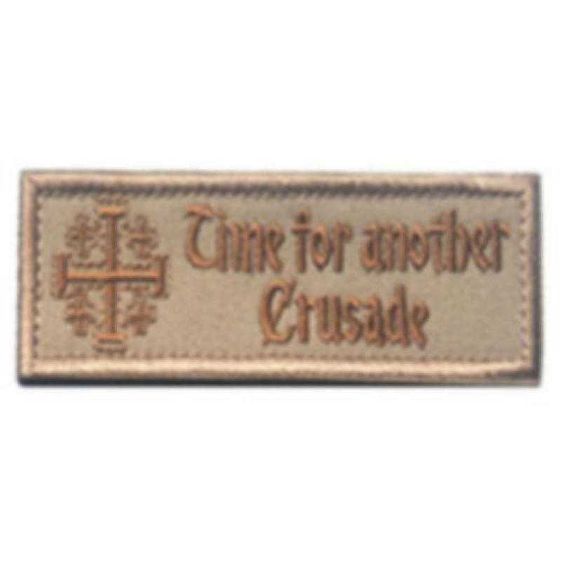 Badge Knights Templar voor op jas of tas, klittenband.