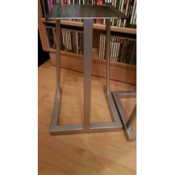 Speakerstands silver-grey