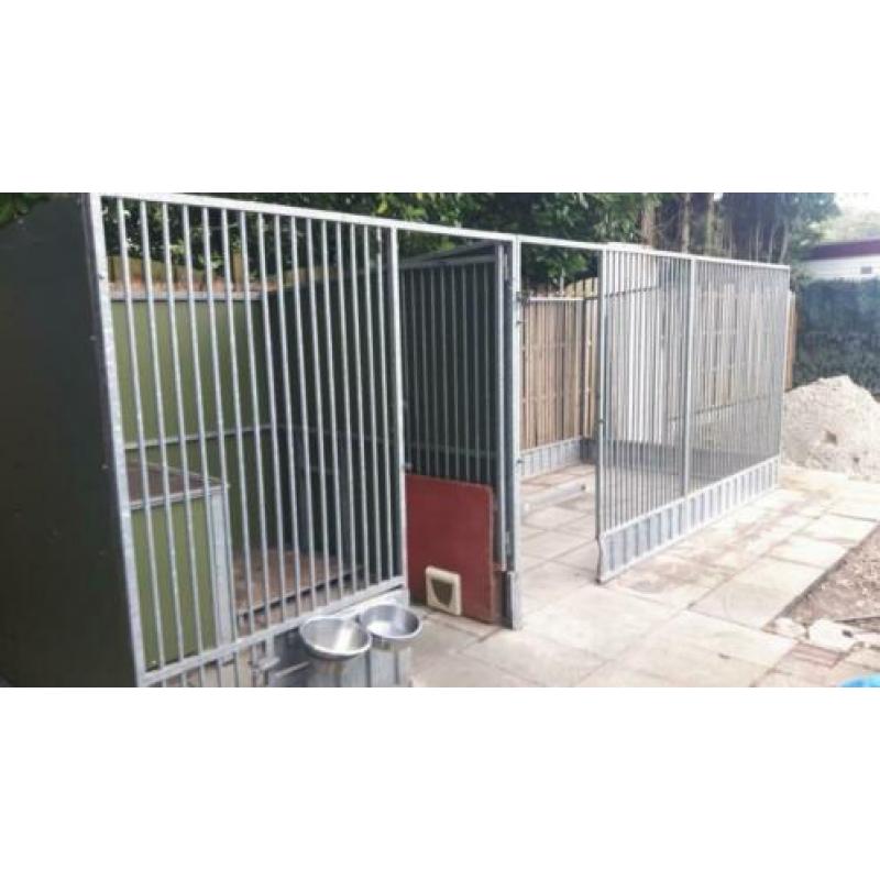 Kennel:professioneel compleet & geen onderhoud 2800,- 6x2x2