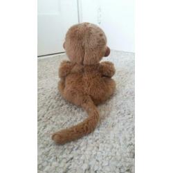 Super schattig gehavend knuffel aapje