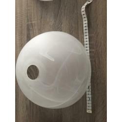 3 stuks ( set ) gemêleerde glazen lampenkap