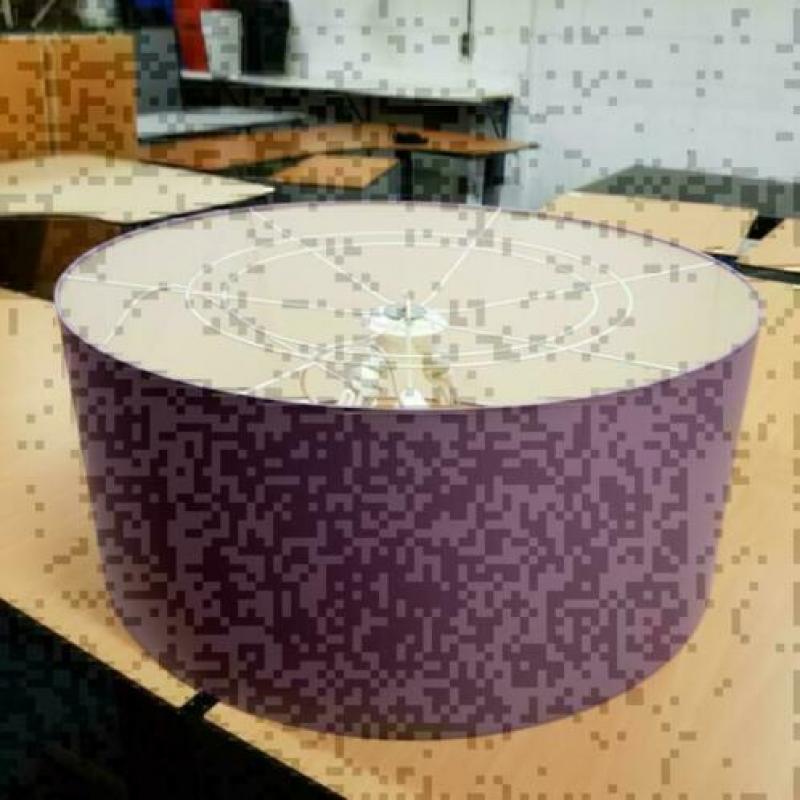 Hanglamp LANDE paars 90 cm diam. KSB Den Bosch LP012
