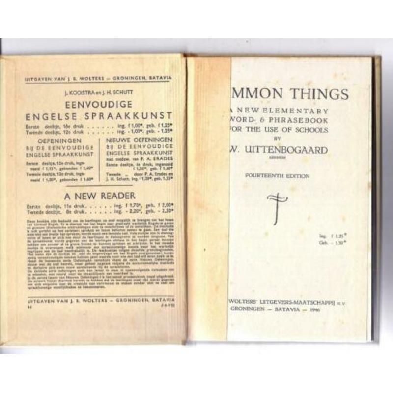Comon Things. A new elementary word-& phrase-book for the...