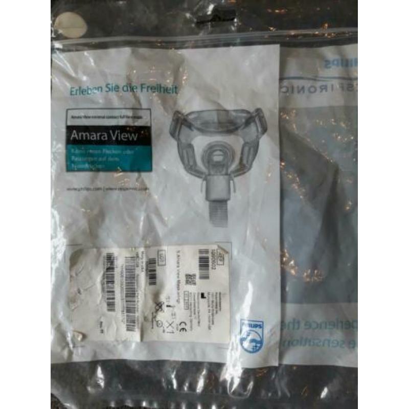 Full face masker, small, voor slaapapneu. Merk Phillips