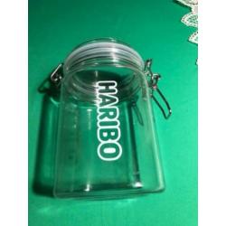 Haribo snoeppot met klemdeksel snoep pot klem 15 cm