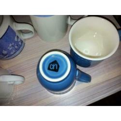 Mokken in blauw/wit