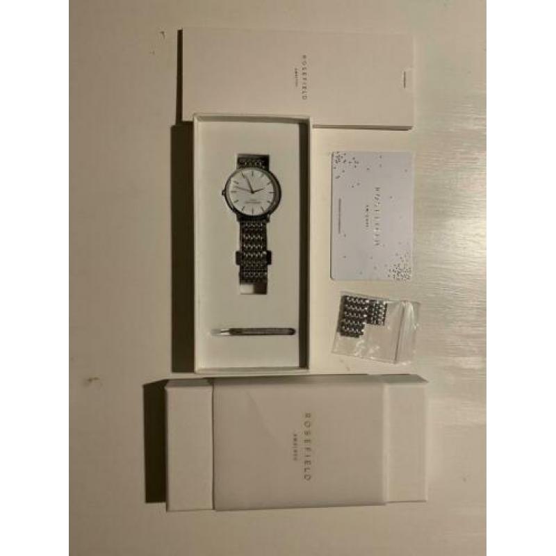 Rosefield dames horloge zilver incl authentiteitsbewijs