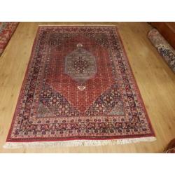 Vintage handgeknoopt perzisch tapijt Bidjar 287x183