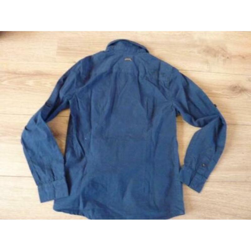 blauw BAKER BRIDGE overhemd mt 134/140 zgan