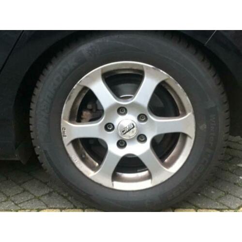 Winterbanden set met velgen 195/65R15 hankook/Michelin