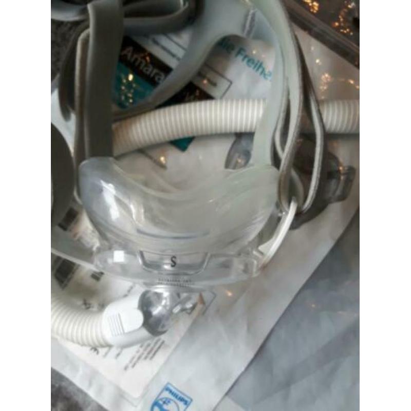 Full face masker, small, voor slaapapneu. Merk Phillips